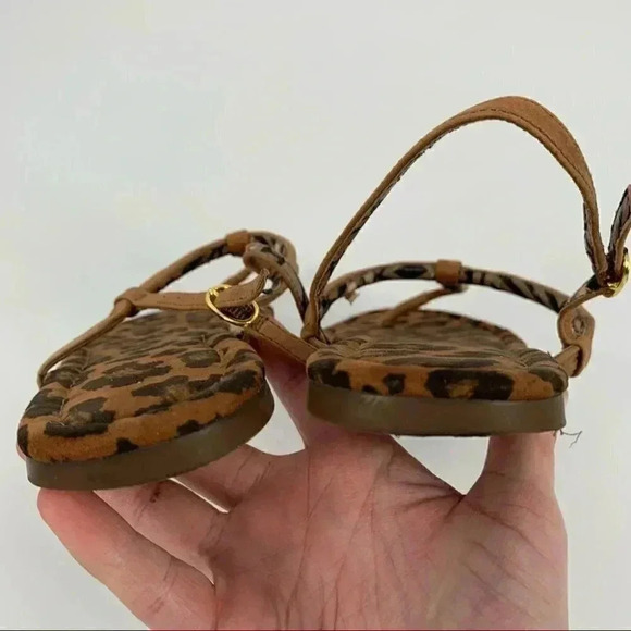 Jessica Simpson womens sandals size 10 40 brown gem t-strap flip flops - Picture 8 of 11